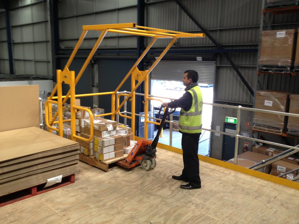 AWS Up and over pallet access gate