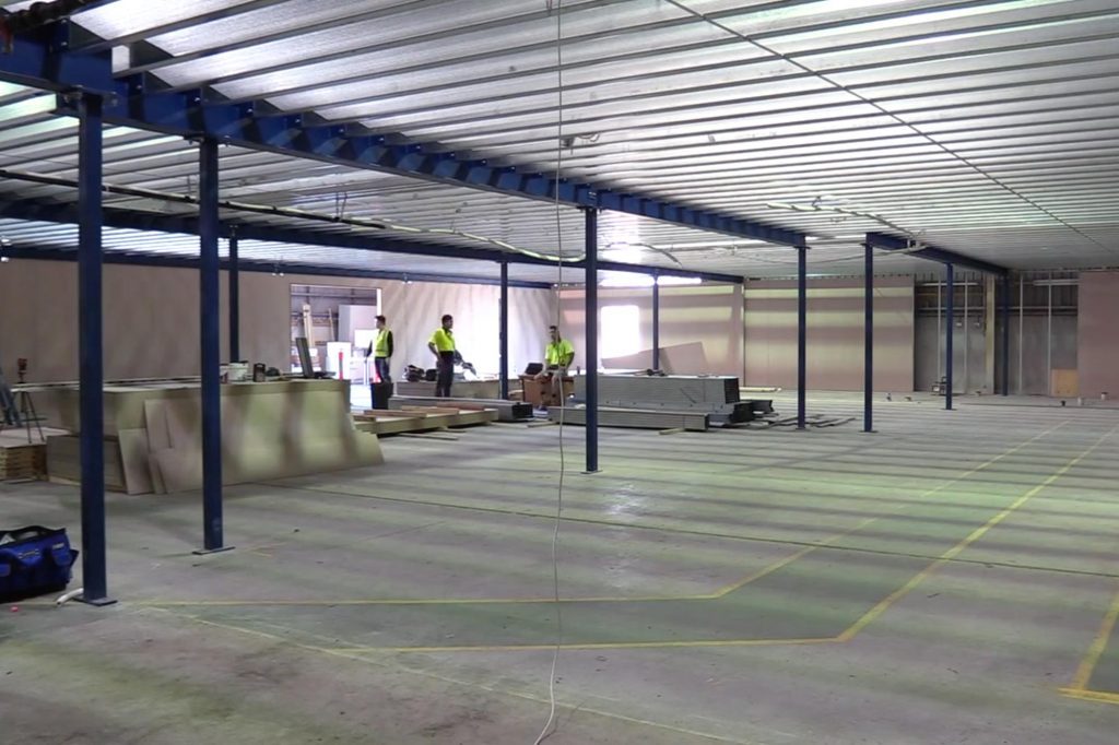 ConnectAbility Mezzanine Floor structure